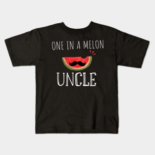 One In A Melon Uncle- Funny Watermelon Summertime Gift Kids T-Shirt